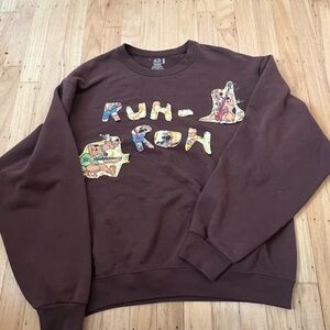 Handmade Scooby Doo Comfy Pullover Sweatshirt